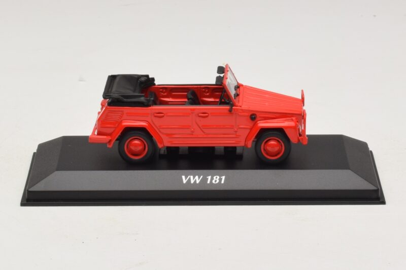 Volkswagen 181 Sarkans Maxichamps 1:43 940050031 Metāls