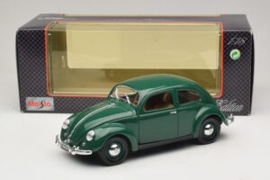 Volkswagen Beetle Zaļš Maisto 1:18 32820 Metāls — attēls 8 no 8