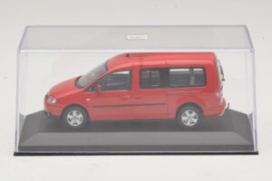 Volkswagen Caddy 2K Bus Sarkans Minichamps 1:43 CADDY009 Metāls — attēls 4 no 5