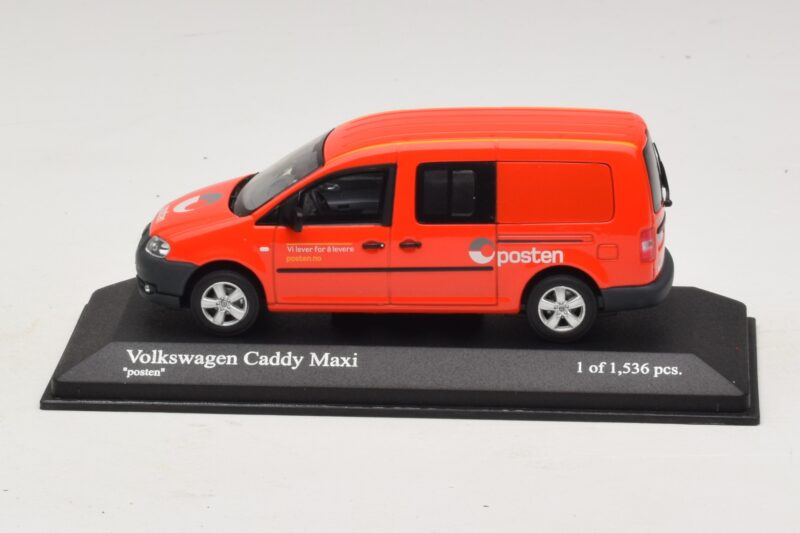 Volkswagen Caddy Maxi Mk3 Norway Post Minichamps 1:43 403057005 Metāls
