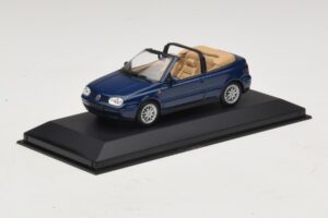 Volkswagen Golf Mk4 Kabriolets Zils Dīlera Izdevums Minichamps 1:43 GOLF005 Metāls — attēls 2 no 5