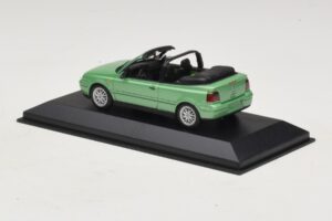 Volkswagen Golf Mk4 Kabriolets Zaļš Metālisks Minichamps 1:43 430058335 Metāls — attēls 3 no 5