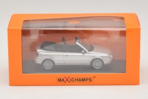Volkswagen Golf Mk4 Kabriolets Sudrabains Maxichamps 1:43 940058331 Metāls — attēls 5 no 5