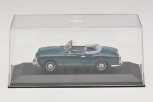 Volkswagen Karmann Ghia Kabriolets Tumši Zils Minichamps 1:43 GHIA001 Metāls — attēls 4 no 5