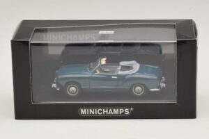 Volkswagen Karmann Ghia Kabriolets Tumši Zils Minichamps 1:43 GHIA001 Metāls — attēls 5 no 5