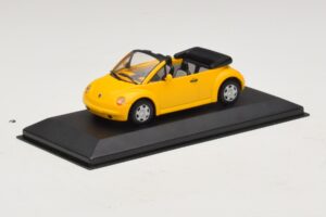Volkswagen New Beetle Kabriolets Dzeltens Minichamps 1:43 BEETLE002 Metāls — attēls 2 no 5