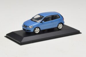 Volkswagen Polo 9N3 Zils Minichamps 1:43 POLO001 Metāls — attēls 2 no 5