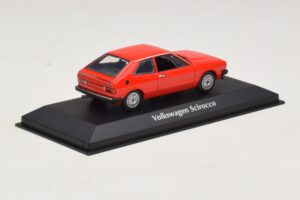 Volkswagen Scirocco Mk1 Sarkans Maxichamps 1:43 940050422 Metāls — attēls 2 no 5