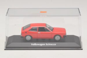 Volkswagen Scirocco Mk1 Sarkans Maxichamps 1:43 940050422 Metāls — attēls 4 no 5