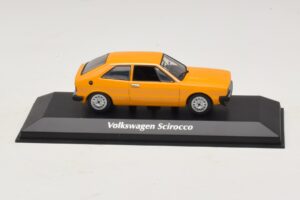 Volkswagen Scirocco Mk1 Dzeltens Maxichamps 1:43 940050424 Metāls