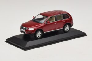Volkswagen Touareg 7L Sarkans Minichamps 1:43 TOUAREG003 Metāls — attēls 2 no 5